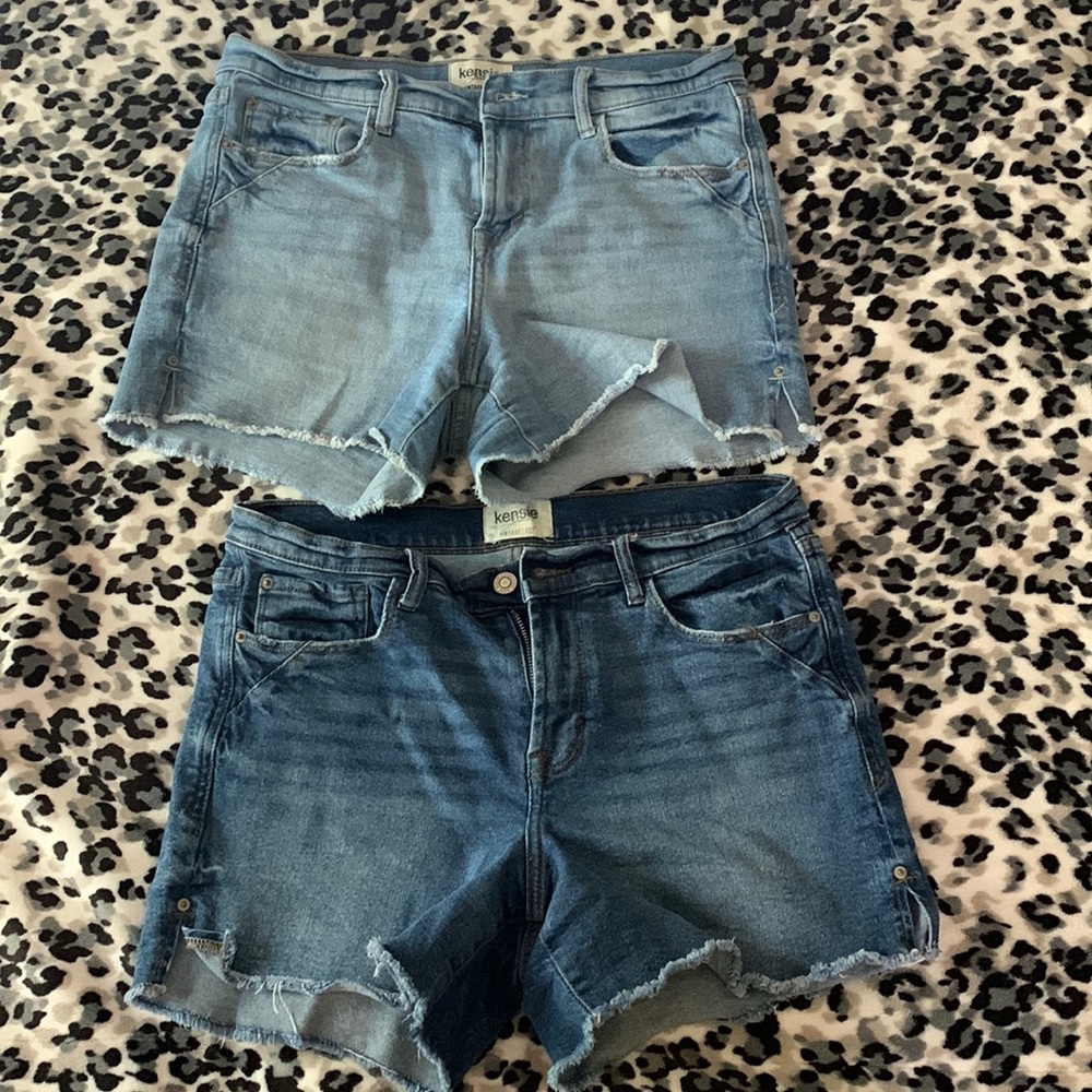 Kensie Vintage Luxe Jean Shorts